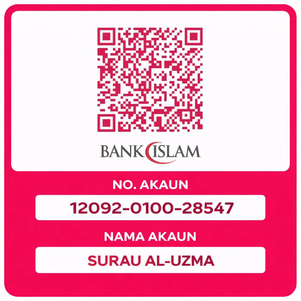 QR Wakaf dan Sumbangan SURAU AL-UZMA